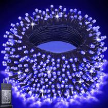Luzes de corda de Natal Pooqla Blue 200 LED 20m internas/externas