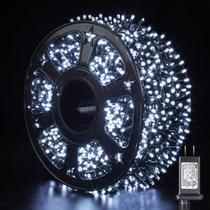 Luzes de corda de Natal Quntis 164 pés 2000 LED Cluster White Luzes de corda de Natal Quntis 164 pés 2000 LED Cluster White