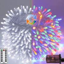 Luzes de corda de Natal SANJICHA 100 LED com mudança de cor de 10 m Luzes de corda de Natal SANJICHA 100 LED com mudança de cor de 10 m