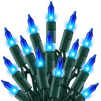 Luzes de corda de Natal TW SHINE 6 m 100 lâmpadas azuis impermeáveis