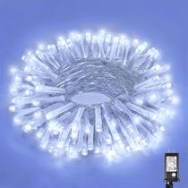 Luzes de corda de Natal Vivideal 10m 100 LED 8 modos à prova d'água