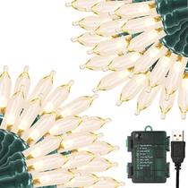 Luzes de corda de Natal VTECHOLOGY 10m 100 LED branco quente Luzes de corda de Natal VTECHOLOGY 10m 100 LED branco quente