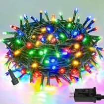 Luzes de corda de Natal YIQU 23m 200 LED multicoloridas impermeáveis