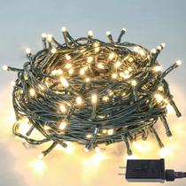 Luzes de corda de Natal YIQU 82 pés 200 LED impermeáveis