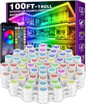 Luzes de corda externas FBZ 30m RGB à prova d'água com controle de aplicativos