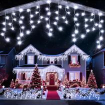 Luzes de corda externas JDGJYDS 30m 960 LED Cool White