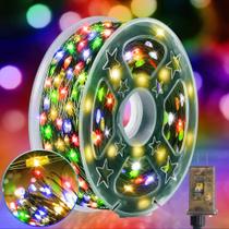 Luzes de corda externas KNONEW 30m 300 LED multicoloridas à prova d'água Luzes de corda externas KNONEW 30m 300 LED multicoloridas à prova d'água