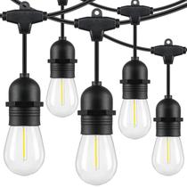 Luzes de corda externas Lakumu 48FT LED Waterproof 5000K