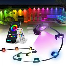 Luzes de corda externas Super RGB 46m 90LEDs RGB IC App