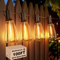 Luzes de corda externas Svater 30m com 52 lâmpadas LED à prova d'água