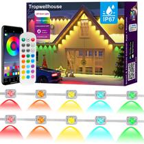 Luzes de corda externas Tropwellhouse 30m RGB IP67 à prova d'água