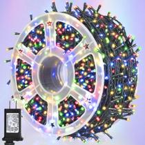 Luzes de corda externas weillsnow 500 LED 50m multicoloridas à prova d'água Luzes de corda externas weillsnow 500 LED 50m multicoloridas à prova d'água