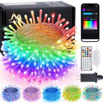 Luzes de corda JMEXSUSS 200 LED RGB 20m ao ar livre e interior