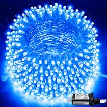 Luzes de corda JMEXSUSS 250 LED azul 28m interior/exterior Luzes de corda JMEXSUSS 250 LED azul 28m interior/exterior