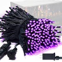 Luzes de corda JMEXSUSS 250 LED Halloween Purple 28m