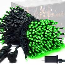 Luzes de corda JMEXSUSS 250 LED verde 28 m de Halloween ao ar livre