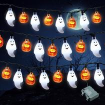 Luzes de corda JOYIN 6m 30 LED Ghost Pumpkin 8 modos