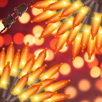 Luzes de corda JUSTPRO 150, laranja extra brilhante, 9,72 m, Halloween