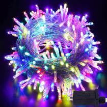 Luzes de corda KAQ 35m 300LED impermeáveis 8 modos multicoloridas Luzes de corda KAQ 35m 300LED impermeáveis 8 modos multicoloridas