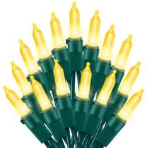 Luzes de corda LAMPHOME 100 Yellow 6,6 m 120V ao ar livre