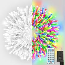 Luzes de corda LAMPHOME 20m 200 LED 12 modos 110V à prova d'água