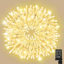Luzes de corda LAMPHOME 20m 200 LED Branco quente 110V