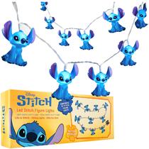 Luzes de corda LED Disney Stitch 10 unidades de bateria 1,5 m