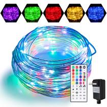 Luzes de corda LED OMIKA 20m RGB 24 cores impermeáveis