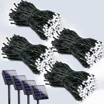 Luzes de corda LED solares EEW 400 LEDs 8 modos à prova d'água Luzes de corda LED solares EEW 400 LEDs 8 modos à prova d'água