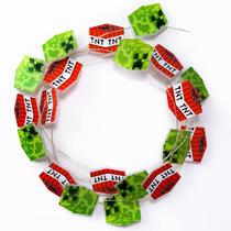 Luzes de corda LED Ukonic Minecraft Creeper e TNT Block Luzes de corda LED Ukonic Minecraft Creeper e TNT Block