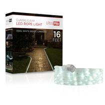 Luzes de corda LED UltraPro 16 pés Cool White Light 5000K