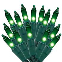 Luzes de corda LJLNION 150 unidades, 10 m, verdes, incandescentes, 120 V Luzes de corda LJLNION 150 unidades, 10 m, verdes, incandescentes, 120 V
