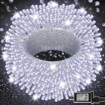 Luzes de corda LJLNION 300 LED 30m para exterior, interior, branco