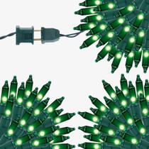 Luzes de corda LJLNION 3x150 verdes 10m conectáveis 120V