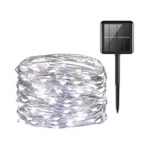 Luzes de Corda Solar à Prova d'Água com 100/200 LEDs - Luzes de Fada para Exteriores Luzes de Corda Solar à Prova d'Água com 100/200 LEDs - Luzes de Fada para Exteriores