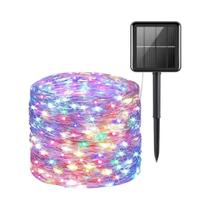 Luzes de Corda Solar à Prova d'Água com 100/200 LEDs - Luzes de Fada para Exteriores Luzes de Corda Solar à Prova d'Água com 100/200 LEDs - Luzes de Fada para Exteriores