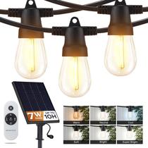 Luzes de corda solares externas Brightech 32m 48 LEDs à prova d'água