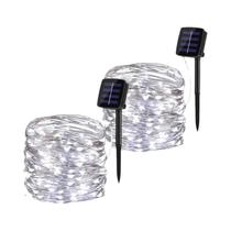 Luzes De Corda Solares Led À Prova D'água 1000 Leds Luzes De Fadas De Jardim Ao Ar Livre 7m-102m