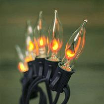 Luzes de corda SUNSGNE Christmas Flicker Flame 10m 10 C18 Luzes de corda SUNSGNE Christmas Flicker Flame 10m 10 C18