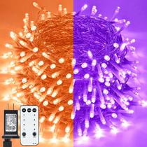 Luzes de corda ZHOUDUIDUI 800LED 100m roxo laranja Halloween Luzes de corda ZHOUDUIDUI 800LED 100m roxo laranja Halloween