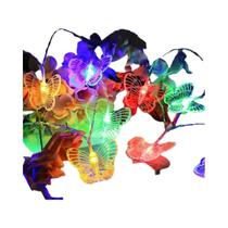 Luzes De Cordão Coloridas Em Forma De Borboleta 6M 40LEDs Para Decoração De Jardim, Casamento, Festa