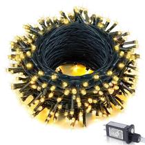 Luzes de Cordão de Natal Wotilzeen - 100FT, 300 LEDs, Luz Branca Quente Luzes de Cordão de Natal Wotilzeen - 100FT, 300 LEDs, Luz Branca Quente