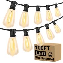 Luzes de cordão externas Brightever 30 m, 52 LEDs, à prova d'água