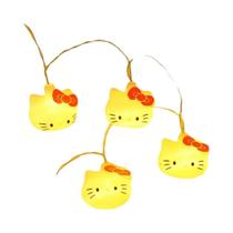 Luzes De Cordão Hello Kitty Kawaii Sanrio, Alimentadas Por Bateria, Decoração De Ambiente Para