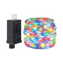 Luzes De Cordão LED À Prova d'Água Para Exterior 100m 50m 20m Fio De Cobre Para Decoração De Jardim