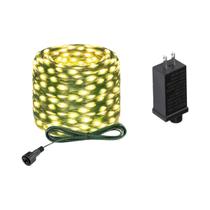 Luzes De Cordão LED De Couro Com Energia Solar, Luzes De Fada Estrela Brilhante Para Decoração De