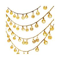 Luzes De Cordão LED Em Forma De Bola De Cristal, Alimentadas Por Bateria AA, 1.5M/3M/6M/10M, Luzes