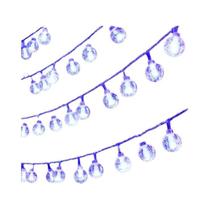 Luzes De Cordão LED Em Forma De Bolha Dourada Com Bateria USB Para Decorações De Casamento E