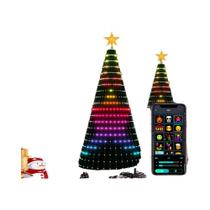 Luzes De Cordão LED Multicoloridas WS2812B Para Decoração De Árvore De Natal Com Controle Bluetooth Luzes De Cordão LED Multicoloridas WS2812B Para Decoração De Árvore De Natal Com Controle Bluetooth