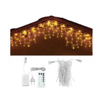 Luzes De Cordão LED Para Exterior, Guirlanda De Fadas Para Decoração De Natal, Casamento, Jardim,